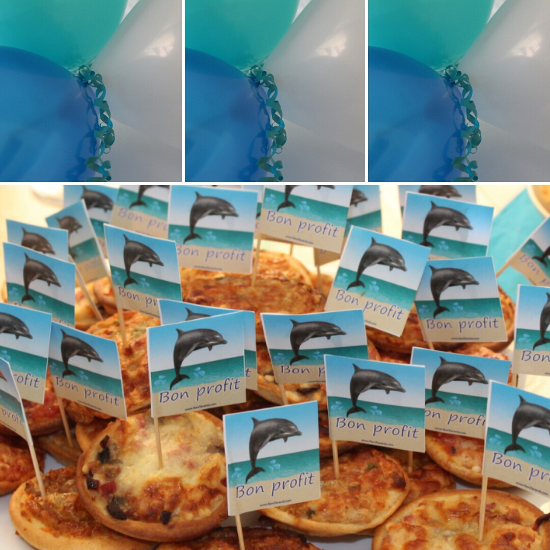 Decoraci&oacute;n acorde con la tem&aacute;tica, los colores, con banderillas peque&ntilde;as que decoran el buffet